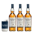 3 Talisker 10yo 700ml + FREE Talisker Flask