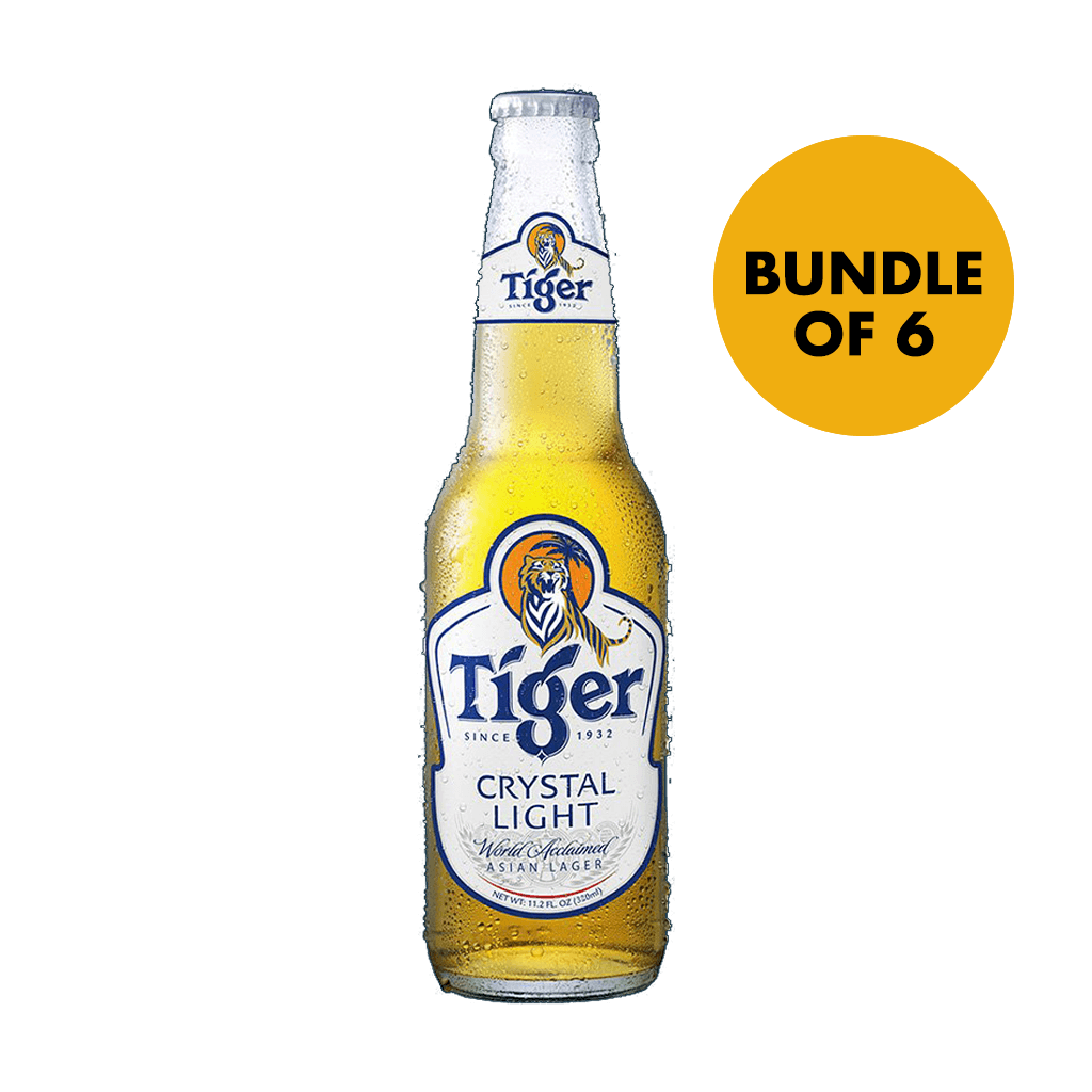 Tiger Crystal 330ml Bottle Bundle of 6 - Boozy.ph