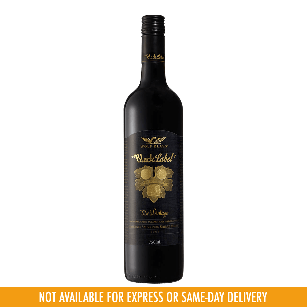 Wolf Blass Black Label 33rd Vintage Cabernet Shiraz 750ml