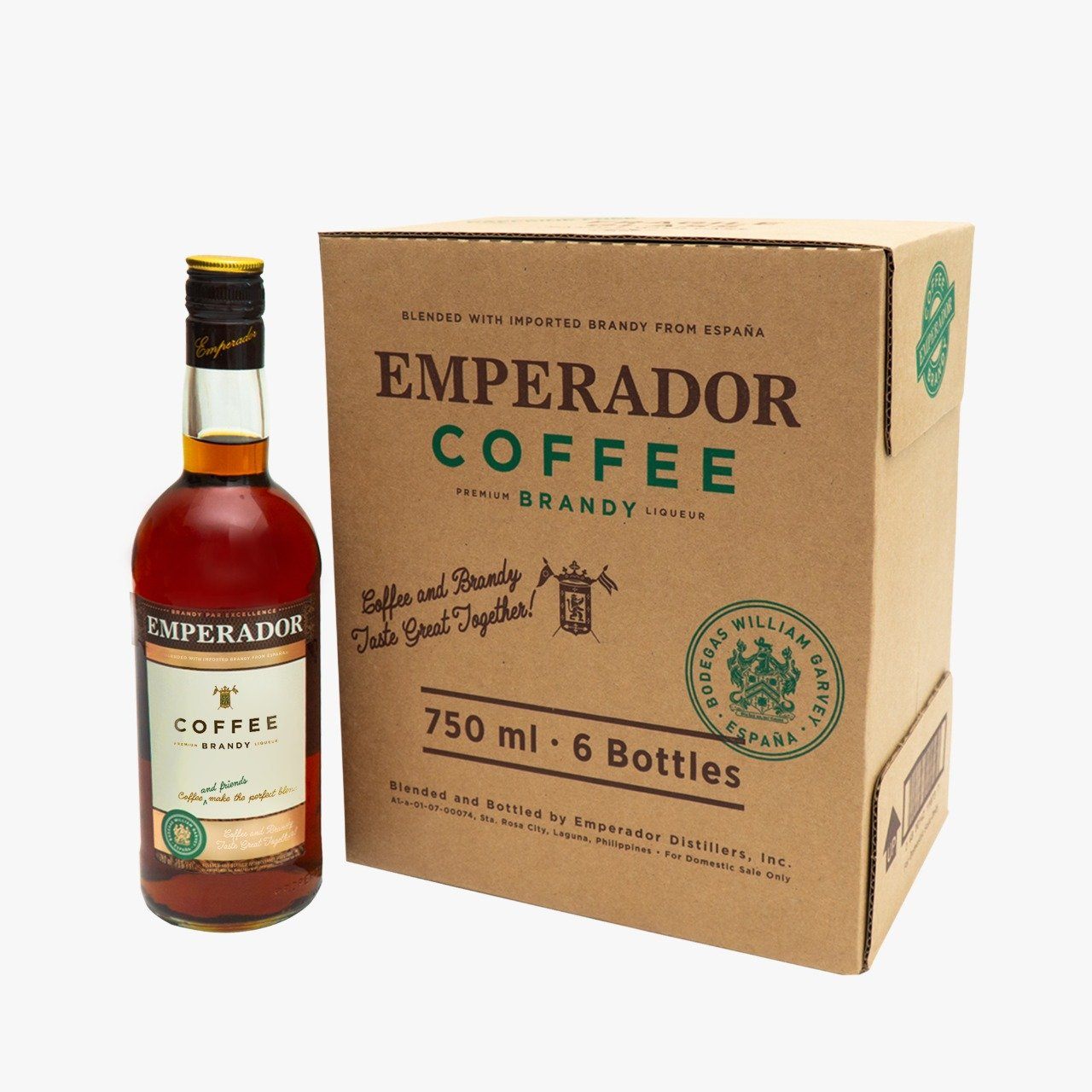 Emperador Coffee Brandy 750ml (6Pack)