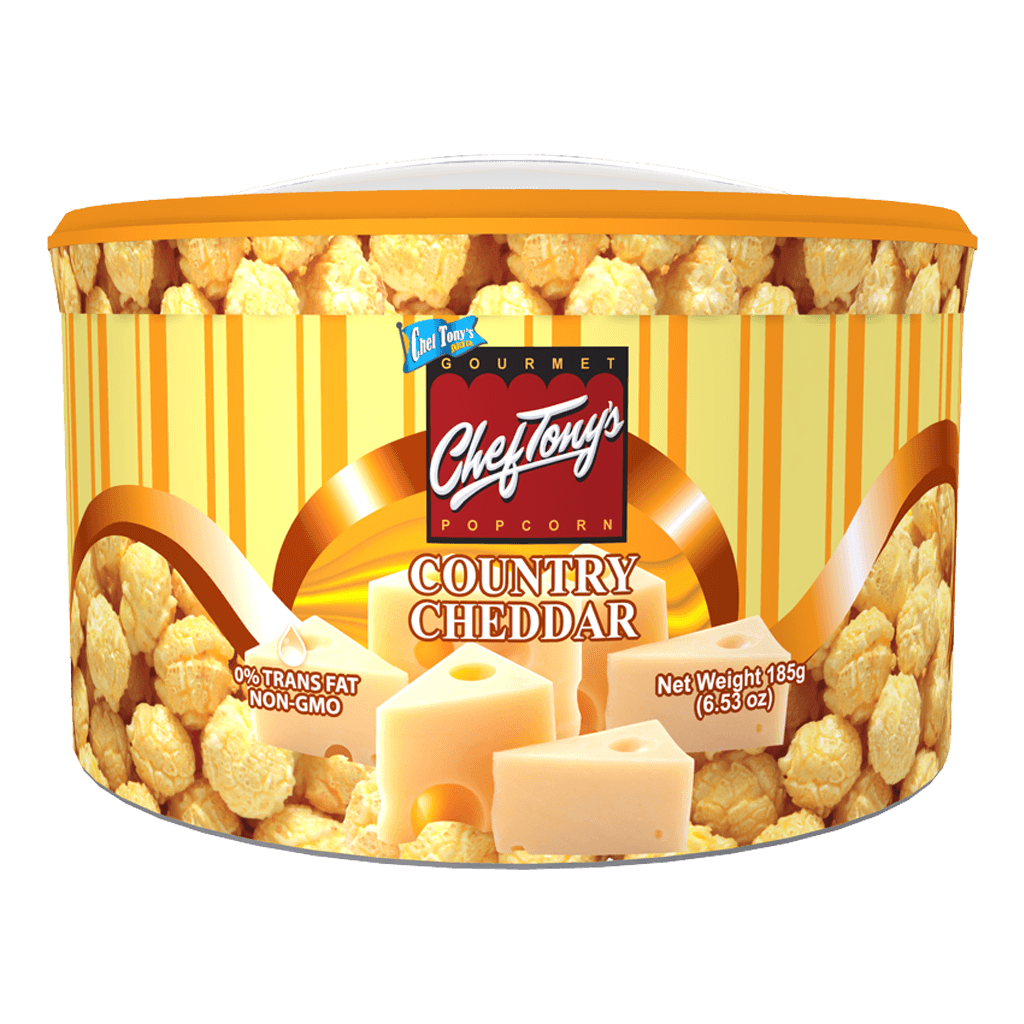 Chef Tony Country Cheddar Popcorn - Boozy.ph