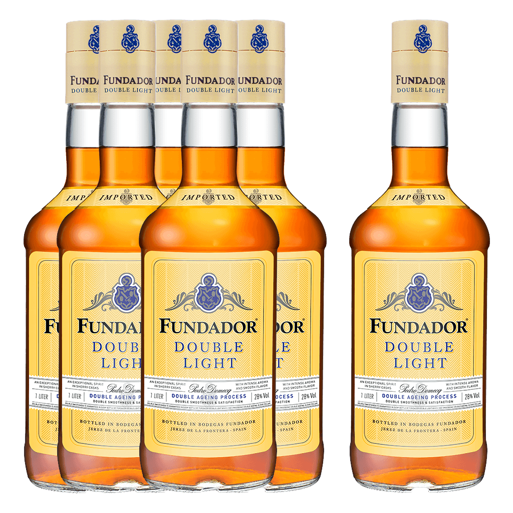 Fundador Double Light 700ml 5+1 Promo Pack