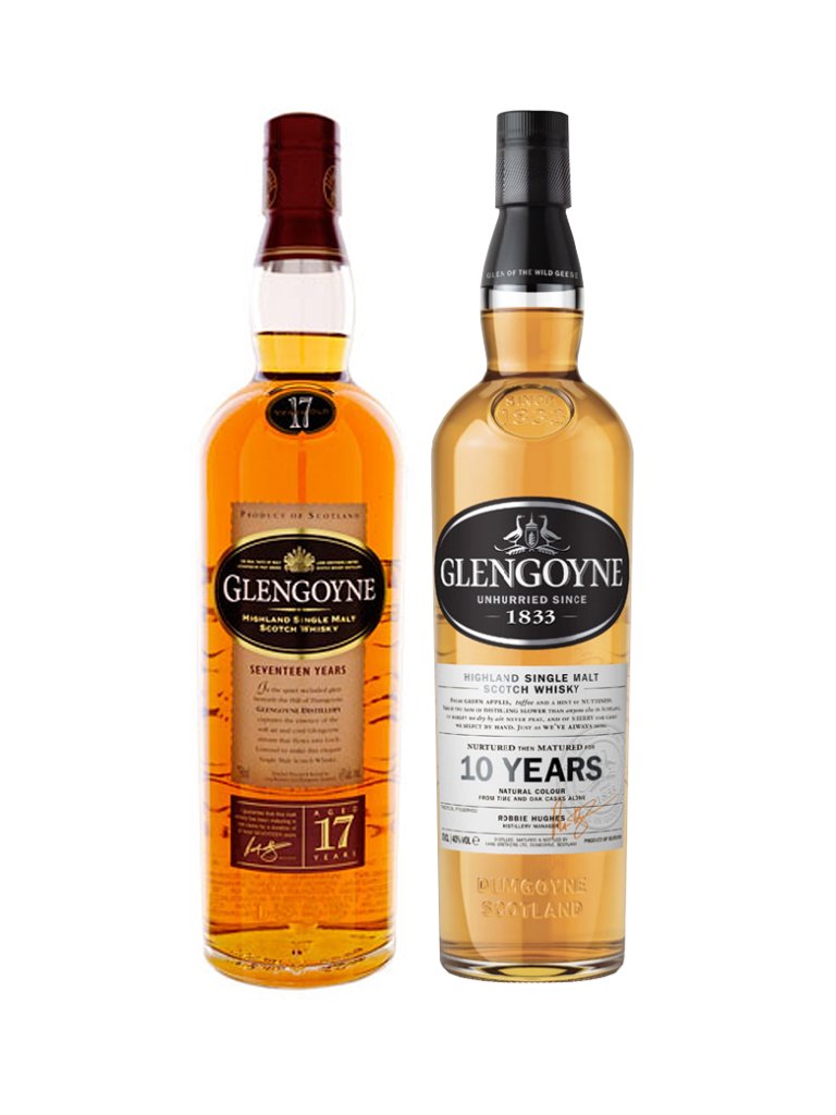 Glengoyne Twin Collection 10yo and 17yo 350mlx2