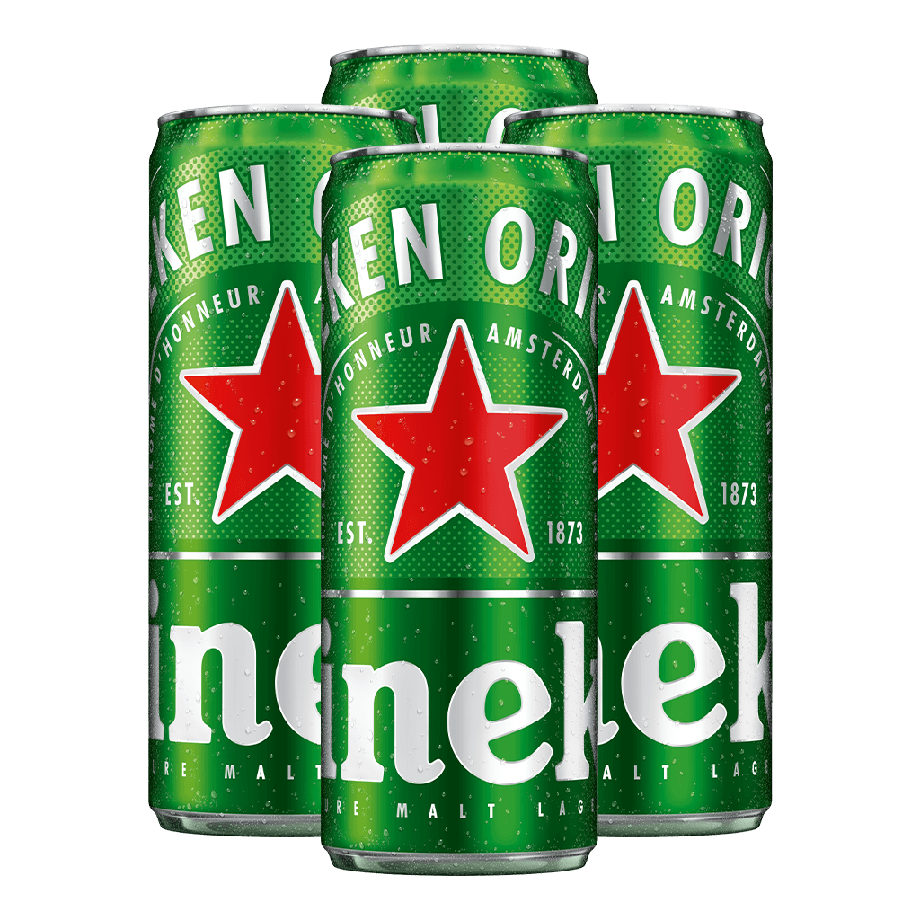 Heineken 330ml Bundle of 4 Cans - Boozy.ph