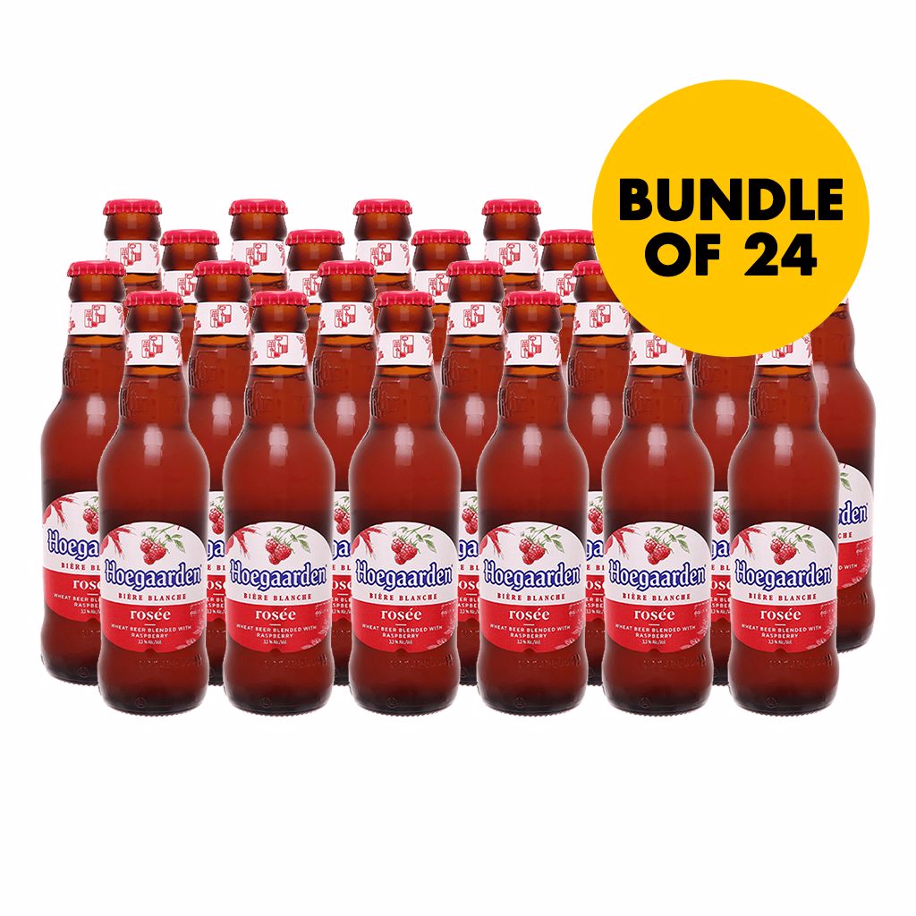 Hoegaarden Rosée 248ml Bottle Bundle of 24