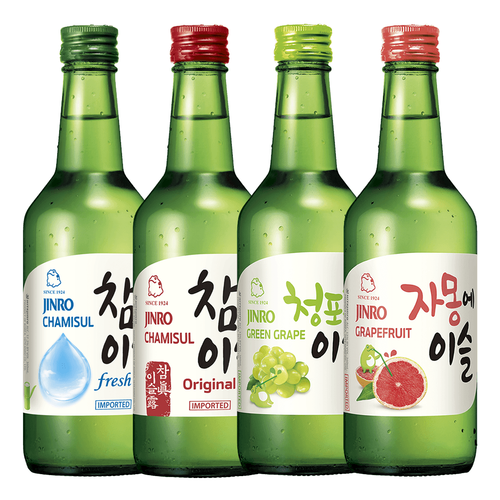 Jinro Assorted Flavors #2 Bundle of 4