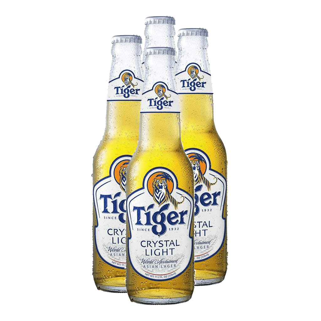 Tiger Crystal 330ml Bundle of 4 Bottles - Boozy.ph