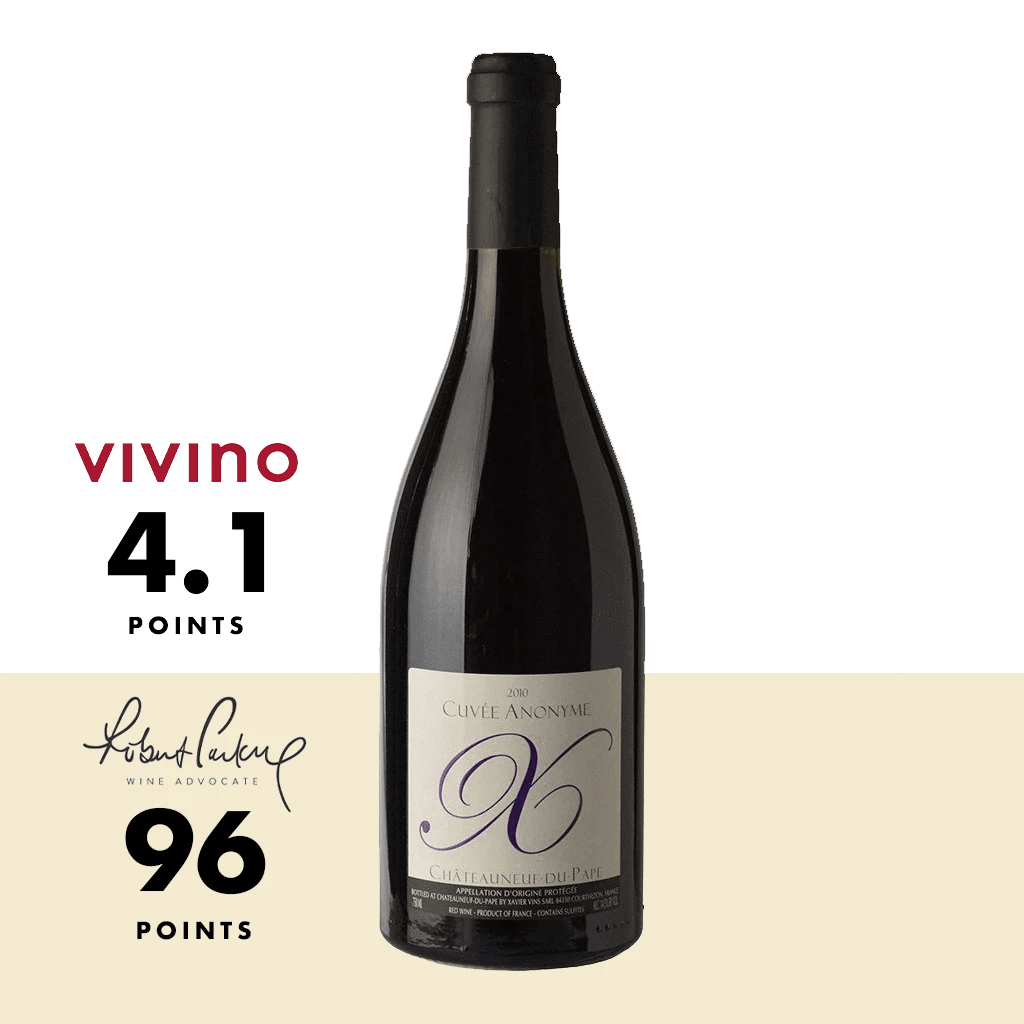XV Chateauneuf Du Pape Anonyme 2010 750ml - Boozy.ph